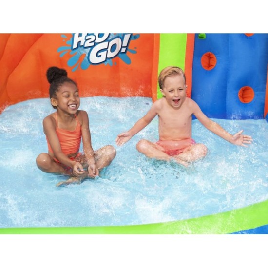 Bestway 53408 Nafukovací Vodný Park Bazén so šmýkačkou PLAYGROUND H2O Go 365x320x270 cm