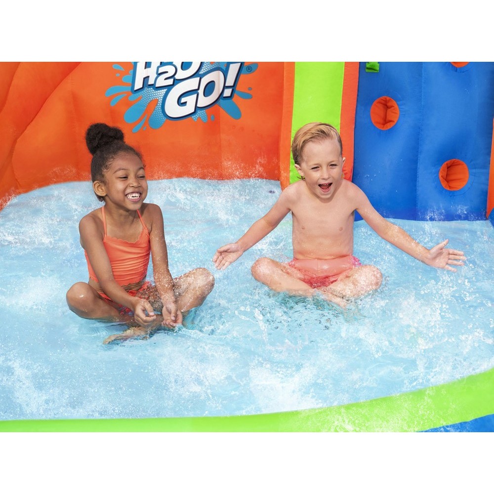 Bestway 53408 Nafukovací Vodný Park Bazén so šmýkačkou PLAYGROUND H2O Go 365x320x270 cm