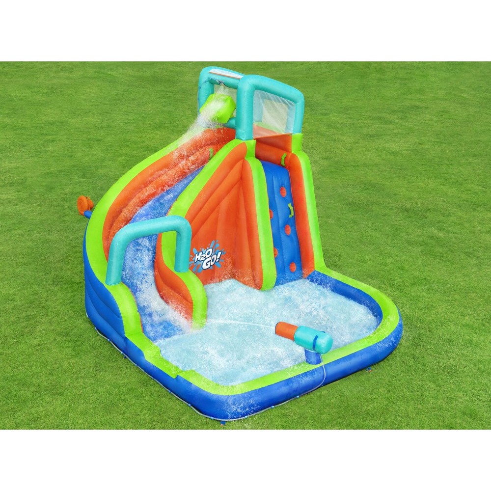 Bestway 53408 Nafukovací Vodný Park Bazén so šmýkačkou PLAYGROUND H2O Go 365x320x270 cm