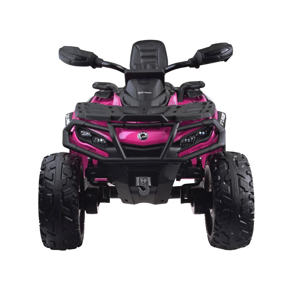 JOKO Elektrická Štvorkolka CAN-AM OUTLANDER 4x200W 24V, Dvojmiestne Kožené sedadlo, Nosnosť 50kg, LCD panel, FM rádio, Penové ko