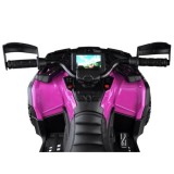 JOKO Elektrická Štvorkolka CAN-AM OUTLANDER 4x200W 24V, Dvojmiestne Kožené sedadlo, Nosnosť 50kg, LCD panel, FM rádio, Penové ko