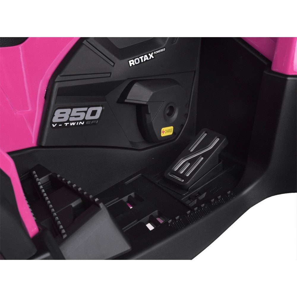 JOKO Elektrická Štvorkolka CAN-AM OUTLANDER 4x200W 24V, Dvojmiestne Kožené sedadlo, Nosnosť 50kg, LCD panel, FM rádio, Penové ko