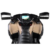JOKO Elektrická Štvorkolka CAN-AM OUTLANDER 4x200W 24V, Dvojmiestne Kožené sedadlo, Nosnosť 50kg, LCD panel, FM rádio, Penové ko