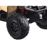 JOKO Elektrická Štvorkolka CAN-AM OUTLANDER 4x200W 24V, Dvojmiestne Kožené sedadlo, Nosnosť 50kg, LCD panel, FM rádio, Penové ko