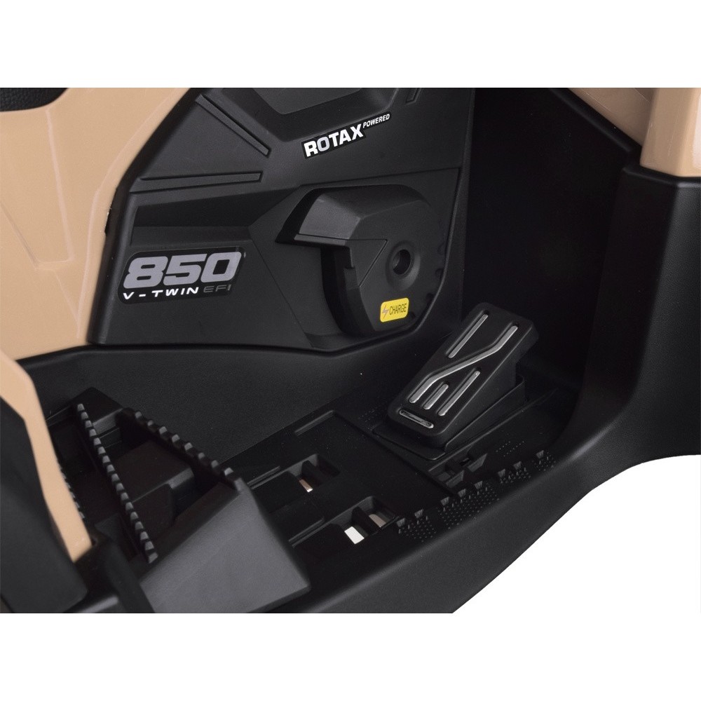 JOKO Elektrická Štvorkolka CAN-AM OUTLANDER 4x200W 24V, Dvojmiestne Kožené sedadlo, Nosnosť 50kg, LCD panel, FM rádio, Penové ko