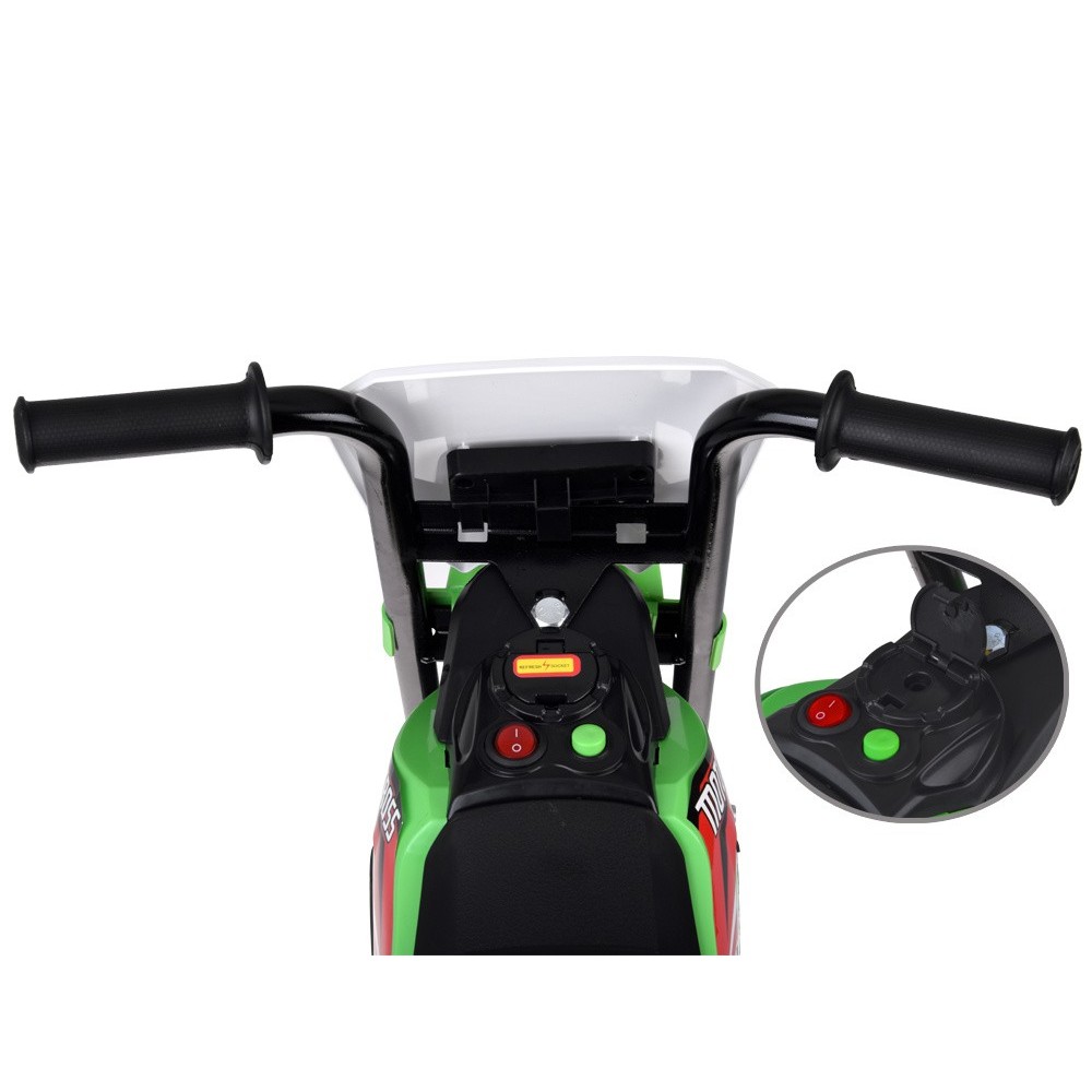 JOKO Elektrická Motorka Motocross, zelená