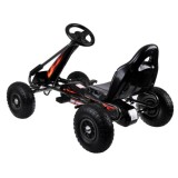 JOKO Šľapacia Motokára Speed, nafukovacie kolesá, jazda dopredu aj dozadu, Voľnobeh, čierna