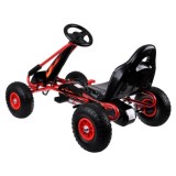 JOKO Šľapacia Motokára Speed, nafukovacie kolesá, jazda dopredu aj dozadu, Voľnobeh, červená