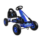JOKO Šľapacia Motokára Speed, nafukovacie kolesá, jazda dopredu aj dozadu, Voľnobeh, modrá