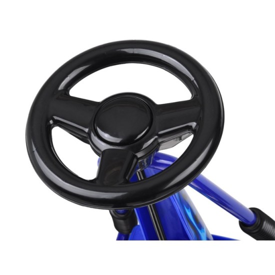JOKO Šľapacia Motokára Speed, nafukovacie kolesá, jazda dopredu aj dozadu, Voľnobeh, modrá