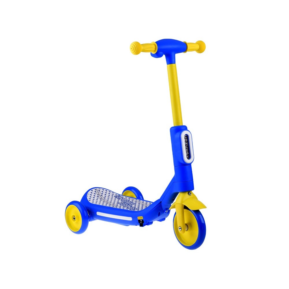 JOKO Detská Elektrická Kolobežka s VODNOU PAROU, svetlom a Hudbou, nosnosť 30kg, rýchlosť 5km/h, modrá