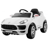 JOKO Elektrické autíčko Turbo-S, penové kolesá, FM rádio, biele