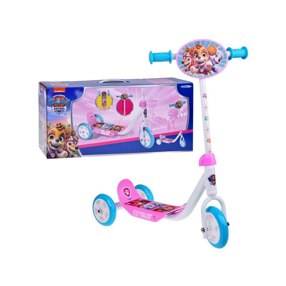 Stamp Detská Kolobežka trojkolesová Paw Patrol, nosnosť 20kg, ružová