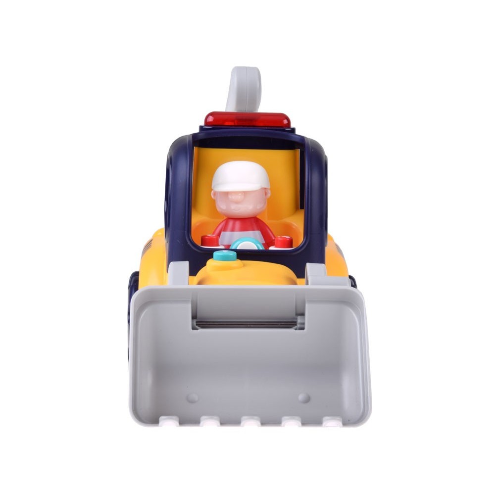Hola Toys RC Bager, buldozér 30cm na diaľkové ovládanie pre najmenších 2v1 so svetlom a zvukom