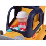 Hola Toys RC Bager, buldozér 30cm na diaľkové ovládanie pre najmenších 2v1 so svetlom a zvukom