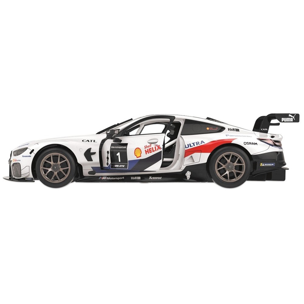 RASTAR RC Konštrukčné Autíčko BMW M8 GTE 1:18 Building Kit na diaľkové ovládanie, biele