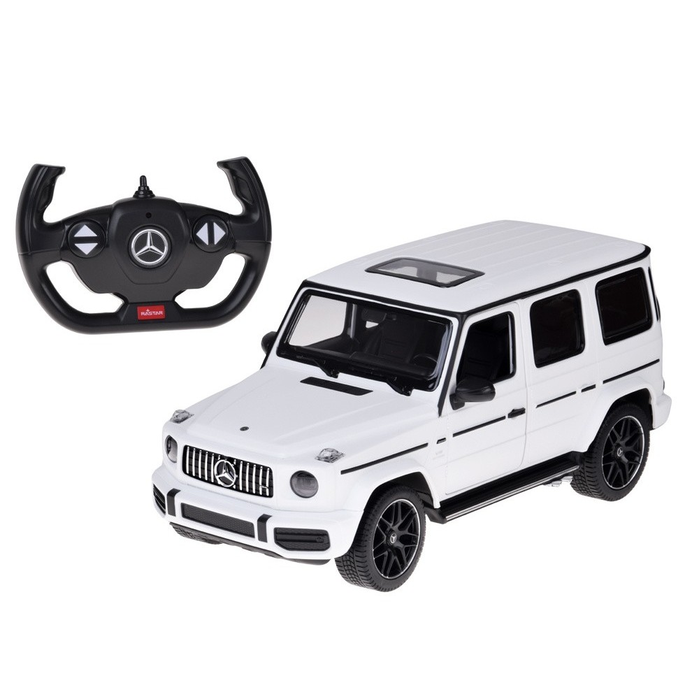 Rastar RC Auto Mercedes Benz G63 1:14 na diaľkové ovládanie + LED svetlá, biele