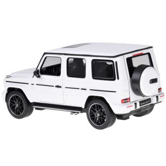 Rastar RC Auto Mercedes Benz G63 1:14 na diaľkové ovládanie + LED svetlá, biele