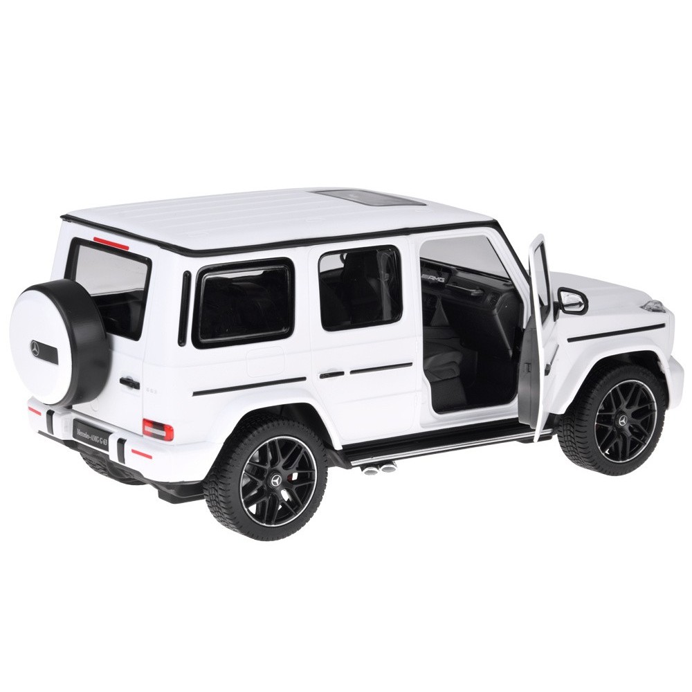 Rastar RC Auto Mercedes Benz G63 1:14 na diaľkové ovládanie + LED svetlá, biele