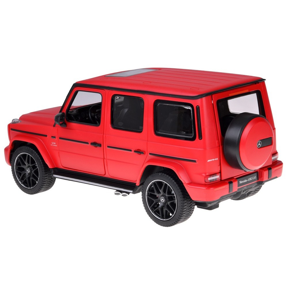 Rastar RC Auto Mercedes Benz G63 1:14 na diaľkové ovládanie + LED svetlá, červené