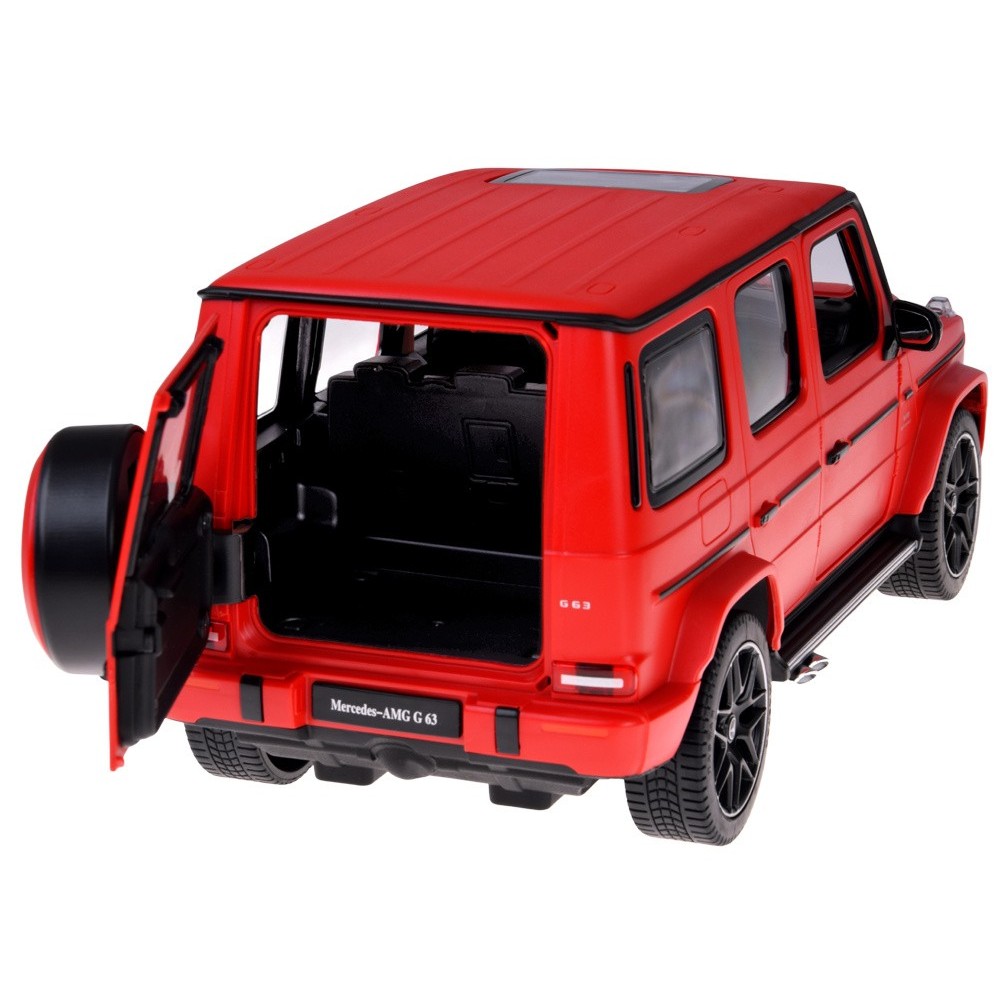 Rastar RC Auto Mercedes Benz G63 1:14 na diaľkové ovládanie + LED svetlá, červené