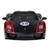 Rastar RC Auto Porsche 918 Spyder diaľkové ovládanie s LED svetlom 1:14, čierne