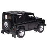 Rastar RC Auto Land Rover Defender s vlečkou na diaľkové ovládanie + LED svetlo, čierne