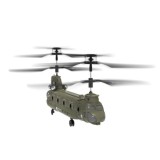 Syma RC Vojenský transportný RC vrtuľník Chinook S026H s GYROSKOPOM na diaľkové ovládanie, zelený