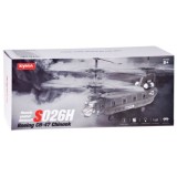 Syma RC Vojenský transportný RC vrtuľník Chinook S026H s GYROSKOPOM na diaľkové ovládanie, zelený