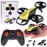 SYMA Mini Dron X39 s LED svetlom a akrobatickými kúskami na diaľkové ovládanie, zelený 