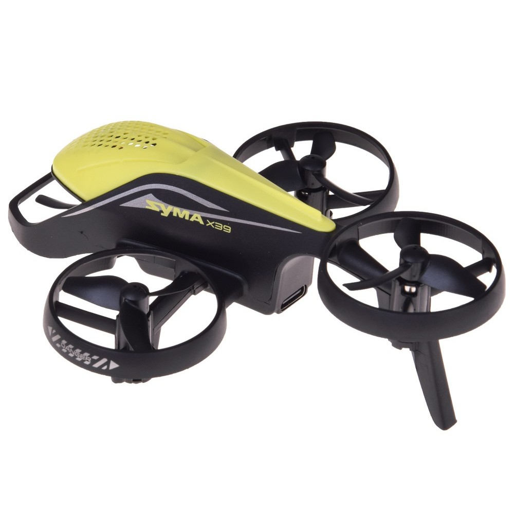 SYMA Mini Dron X39 s LED svetlom a akrobatickými kúskami na diaľkové ovládanie, zelený 