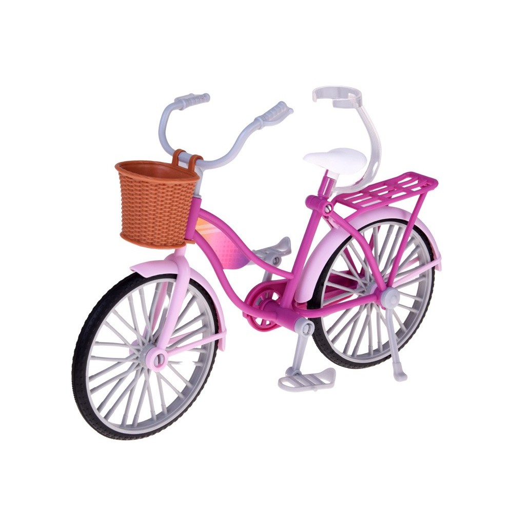 JOKO Bábika s bicyklom, ružová