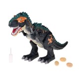 JOKO Veľký Interaktívny Dinosaurus Tyrannosaurus Rex , chodí, s Dymovým efektom, so zvukom a svetlom na batérie, dĺžka 50cm + Ot