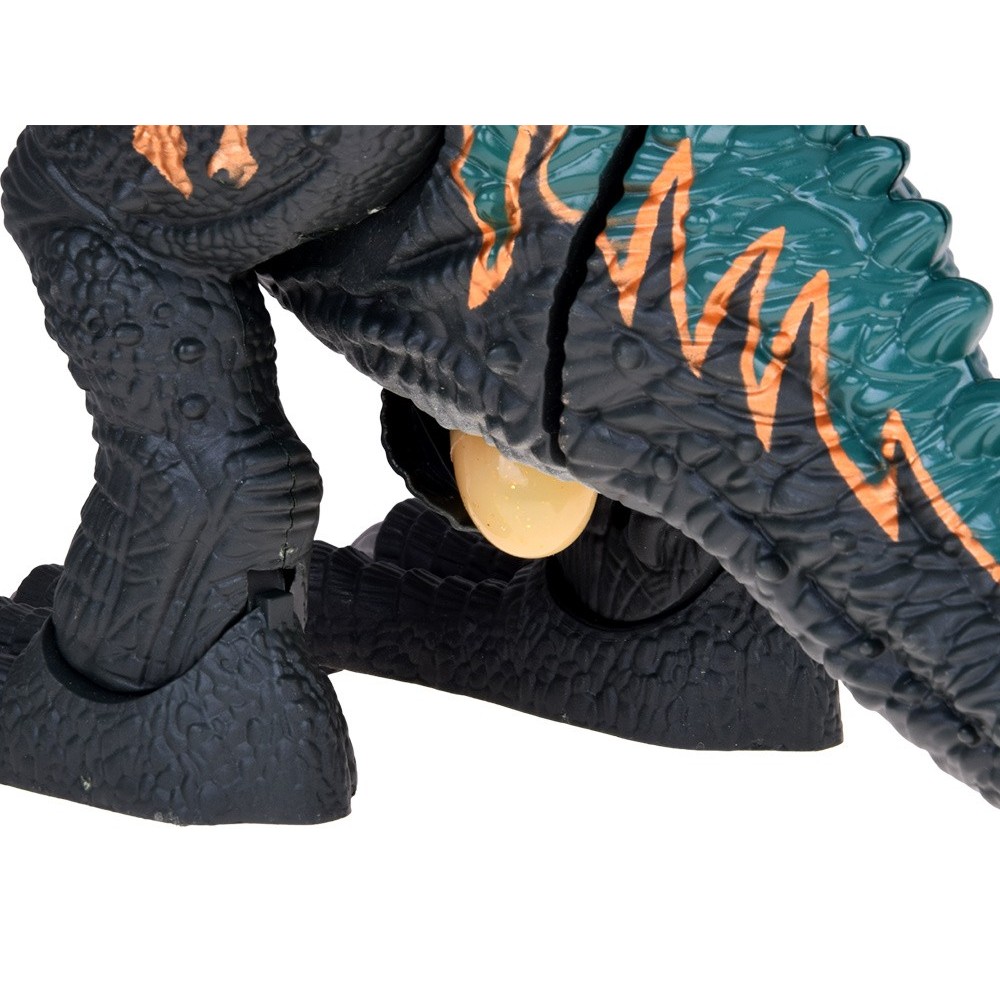 JOKO Veľký Interaktívny Dinosaurus Tyrannosaurus Rex , chodí, s Dymovým efektom, so zvukom a svetlom na batérie, dĺžka 50cm + Ot