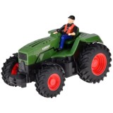 JOKO RC Traktor s vlečkou a senom na diaľkové ovládanie + USB nabíjačka, zelený