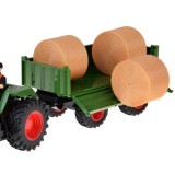 JOKO RC Traktor s vlečkou a senom na diaľkové ovládanie + USB nabíjačka, zelený