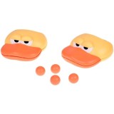 JOKO Športová hra Chyť loptu do Lapača - zobáka kačky + 4 loptičky, oranžová