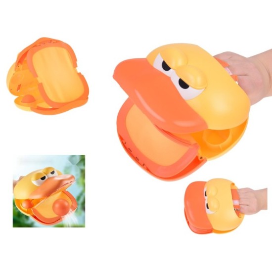 JOKO Športová hra Chyť loptu do Lapača - zobáka kačky + 4 loptičky, oranžová