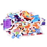 JOKO Detské Puzzle Zvieratá Abeceda Vláčik 40ks