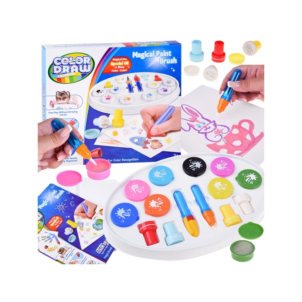 JOKO Magická Sada Na Maľovanie Vodou Color Draw s pečiatkami
