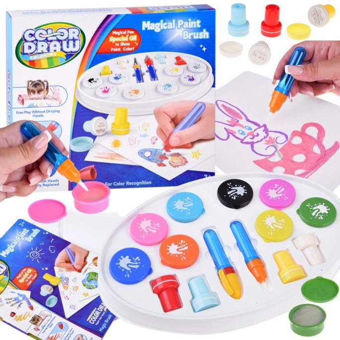 JOKO Magická Sada Na Maľovanie Vodou Color Draw s pečiatkami