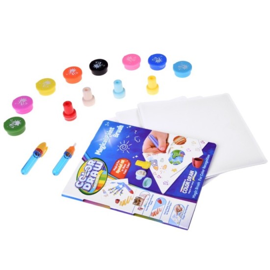 JOKO Magická Sada Na Maľovanie Vodou Color Draw s pečiatkami