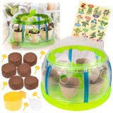JOKO Detská Sada na pestovanie rastlín v Skleníku Little Gardener's Organic + semená 6 druhov