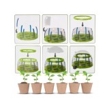 JOKO Detská Sada na pestovanie rastlín v Skleníku Little Gardener's Organic + semená 6 druhov