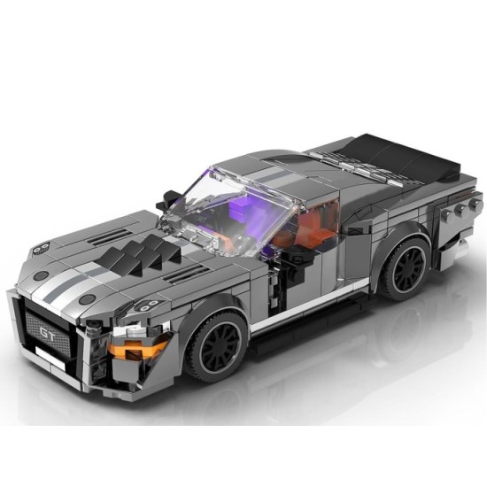 Reobrix Techická Stavebnica Pretekárske Auto GT GRAY sports 1960s, 437ks