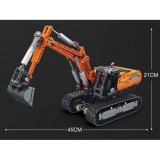 JOKO Technická stavebnica RC Bager na diaľkové ovládanie 1106ks s Duálnym Ovládaním - RC/Aplikácia