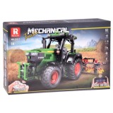 JOKO RC Technická Stavebnica Traktor s branami, pohonom 4 motorov a LED svetlom 1664ks na diaľkové ovládanie