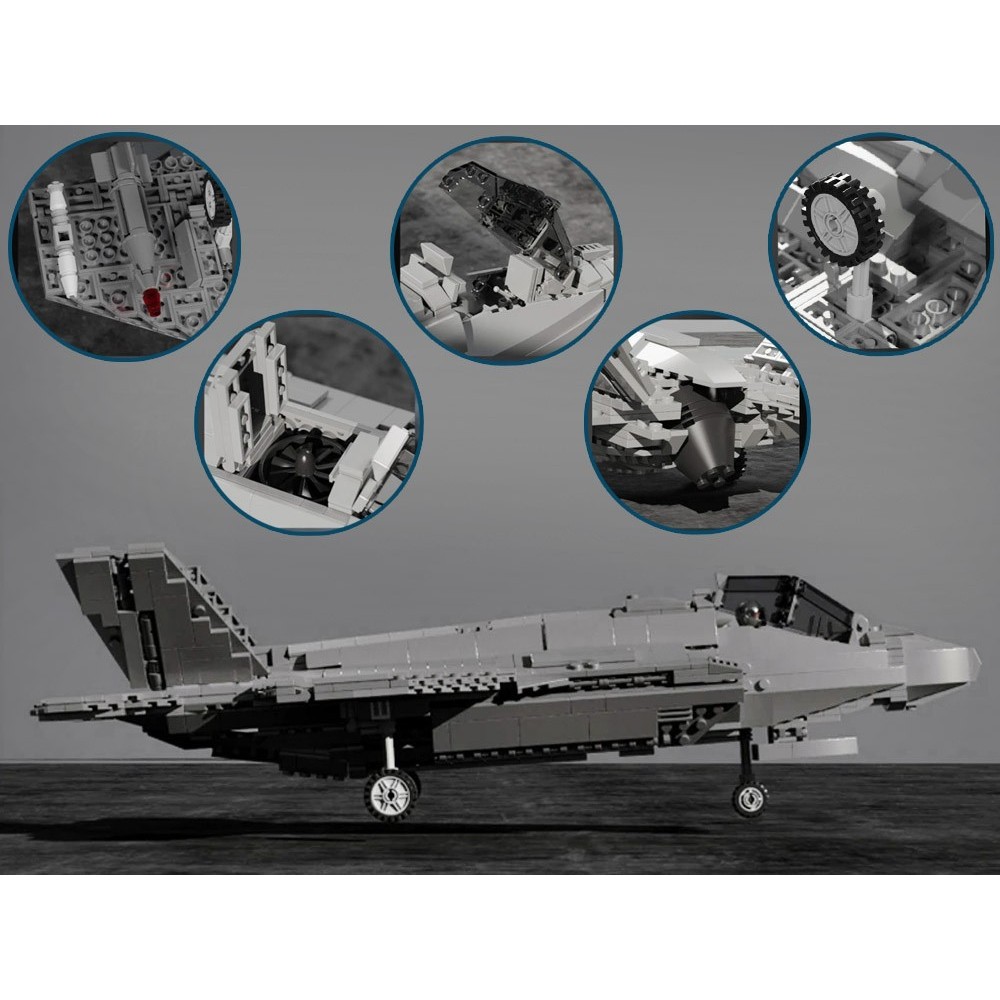 JOKO Technická Stavebnica Stíhačka F-35 Lightning II 1600ks