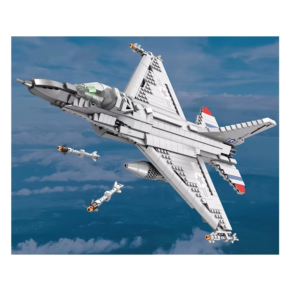 Reobrix Technická Stavebnica Stíhačka F-16 Fighting Falcon 1337ks