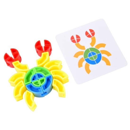 JOKO Vzdelávacia Hra Montessori Geometrické Puzzle